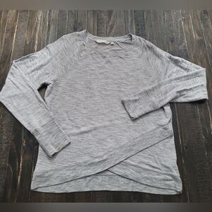 Athleta Sweatshirt Pullover Cross Front Women's Size Small